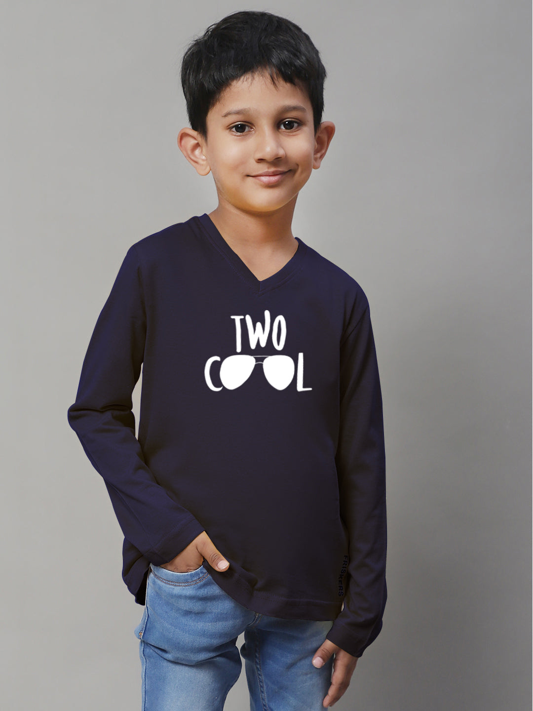 Boys Two Cool Casual Fit Printed T-Shirt - Friskers