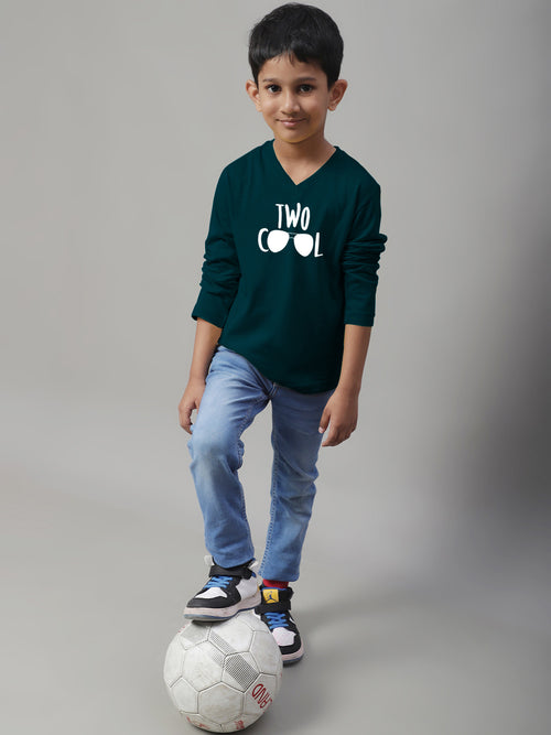 Boys Two Cool Casual Fit Printed T-Shirt