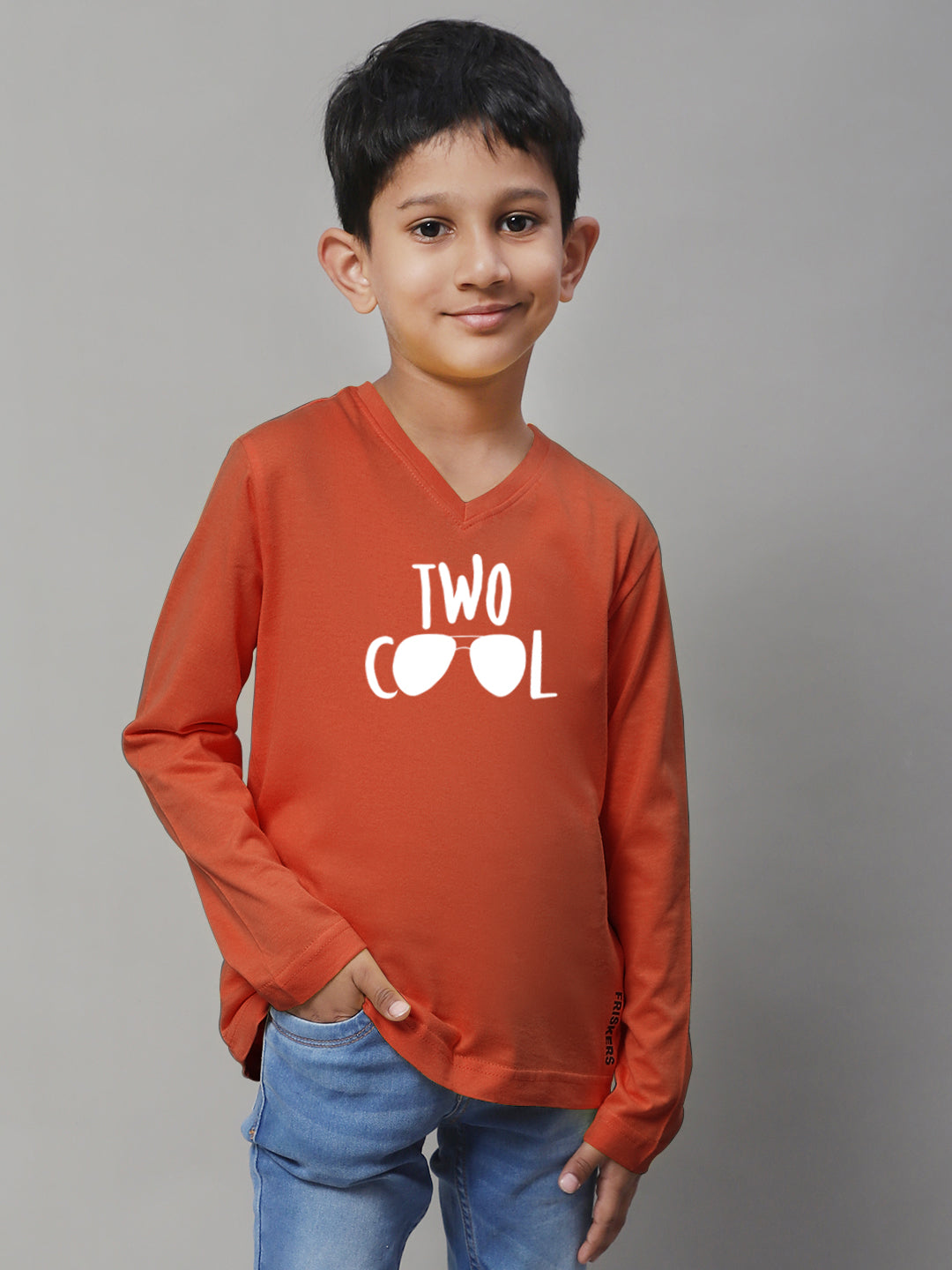 Boys Two Cool Casual Fit Printed T-Shirt - Friskers