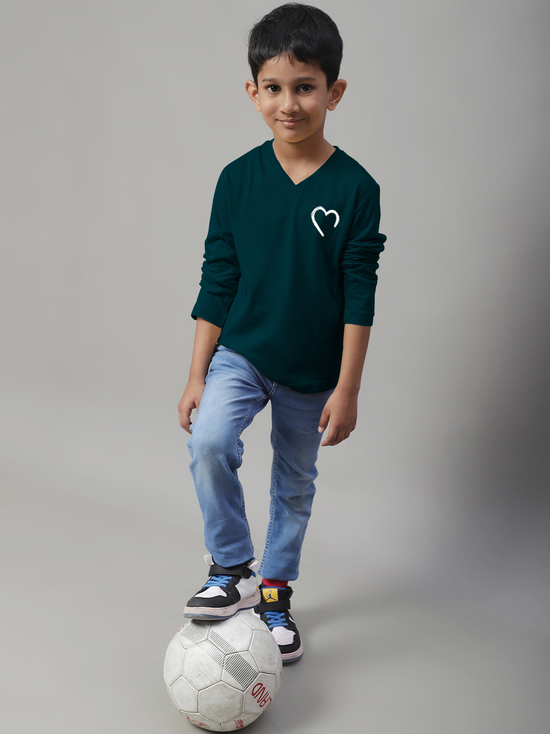 Boys Heart Casual Fit Printed T-Shirt - Friskers