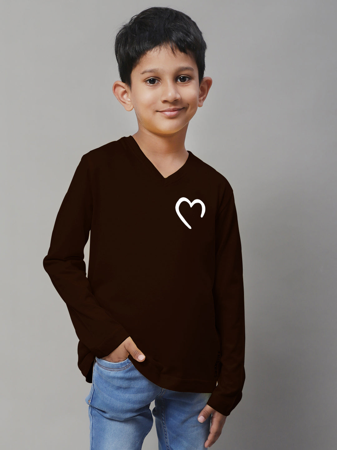 Boys Heart Casual Fit Printed T-Shirt - Friskers