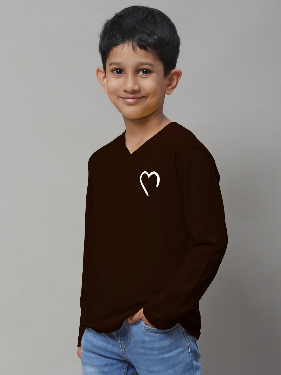 Boys Heart Casual Fit Printed T-Shirt - Friskers