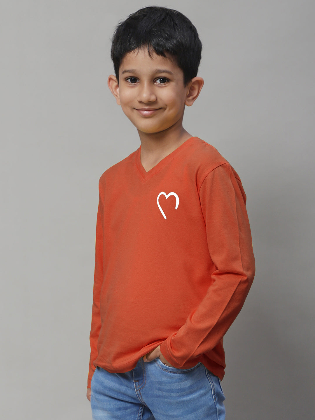 Boys Heart Casual Fit Printed T-Shirt - Friskers