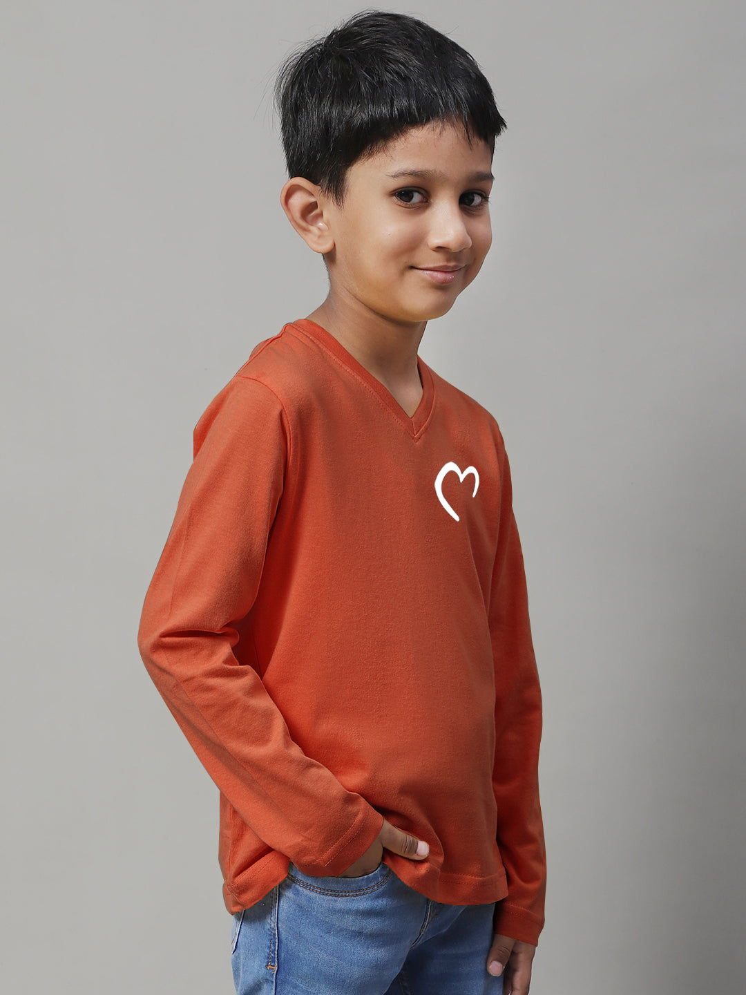 Boys Heart Casual Fit Printed T-Shirt - Friskers