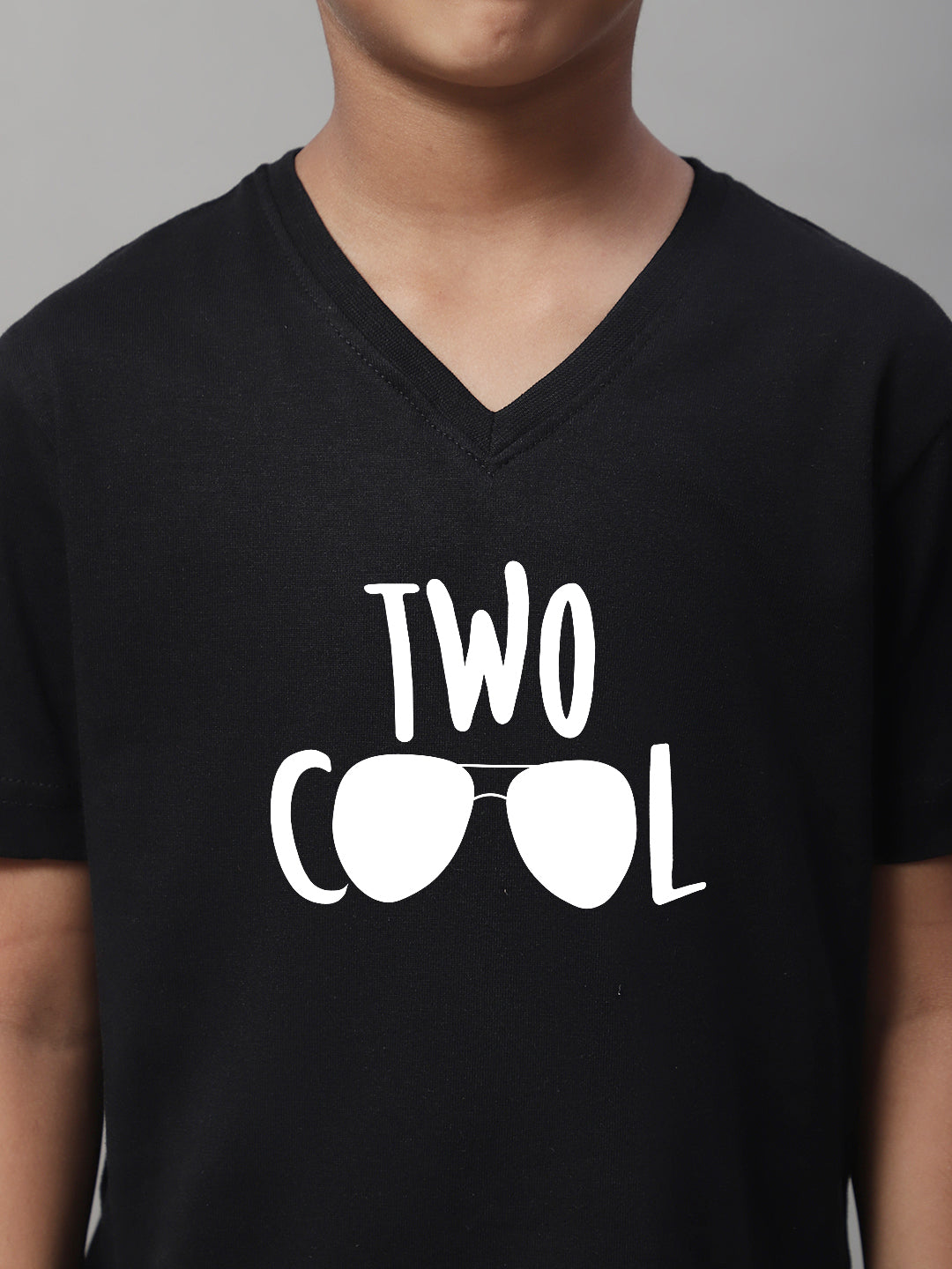 Boys Two Cool Half Sleeves Printed T-Shirt - Friskers