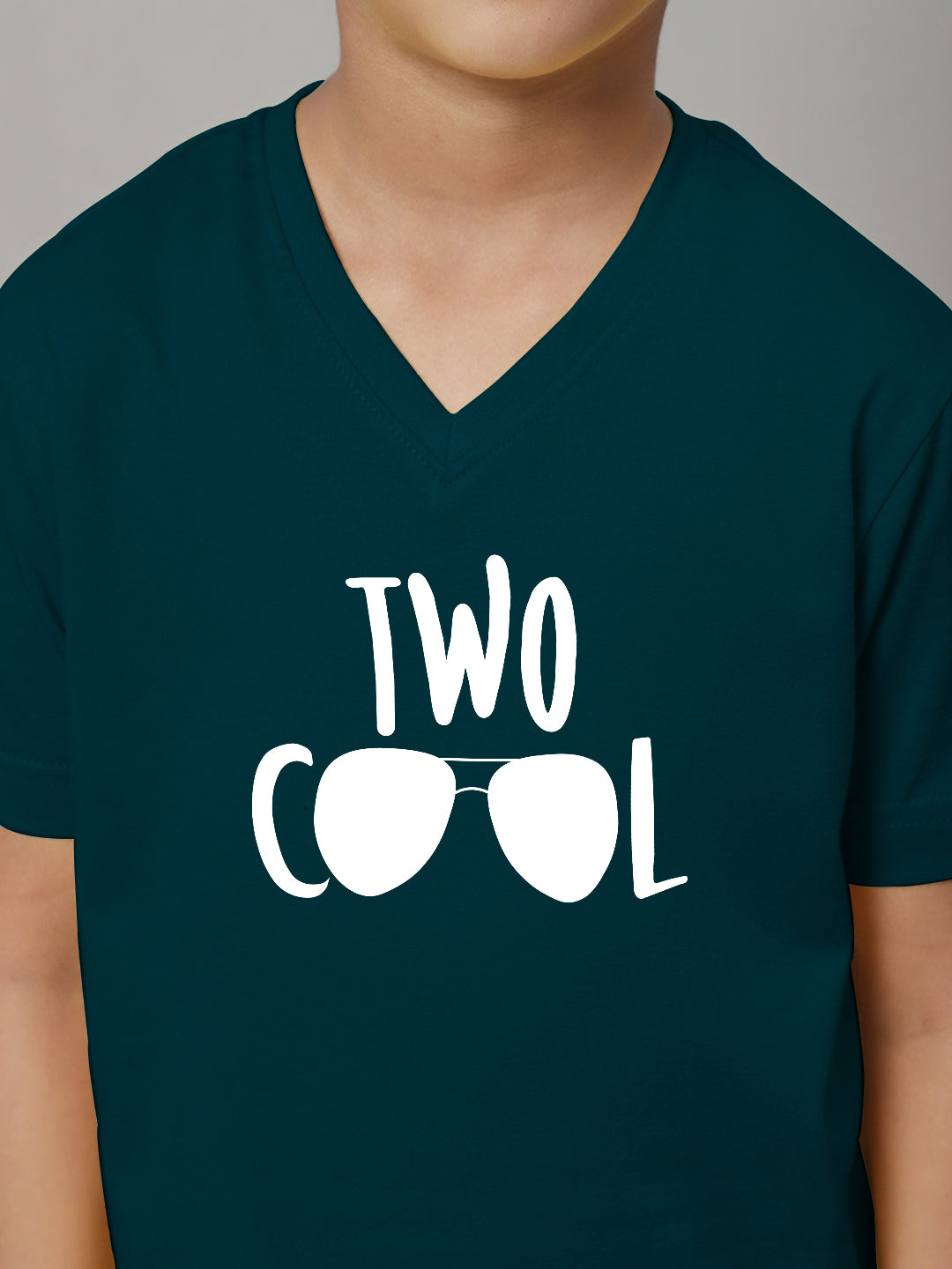 Boys Two Cool Half Sleeves Printed T-Shirt - Friskers