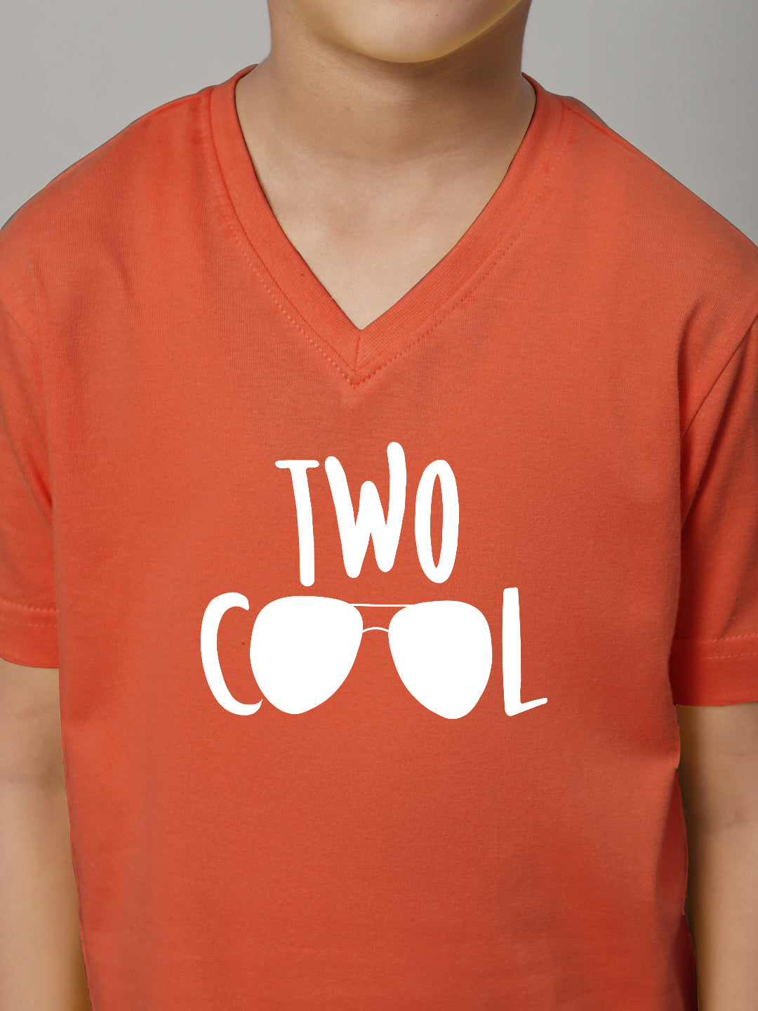 Boys Two Cool Half Sleeves Printed T-Shirt - Friskers