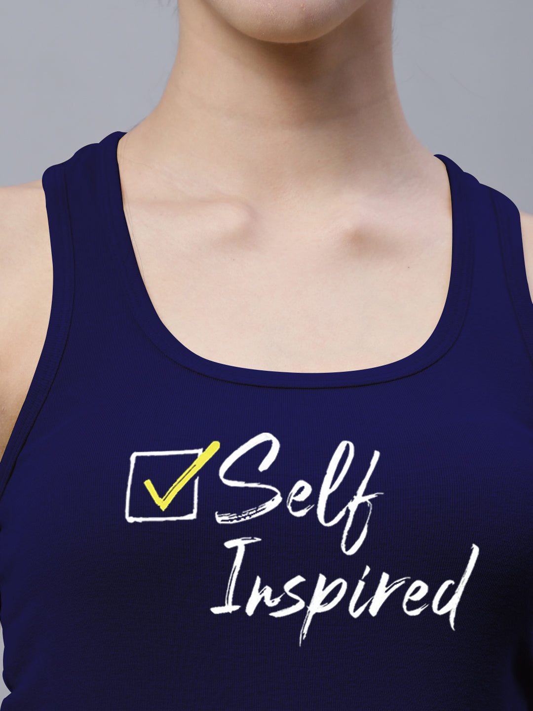 Fbar Self Inspired Printed Women Tank Top - Friskers