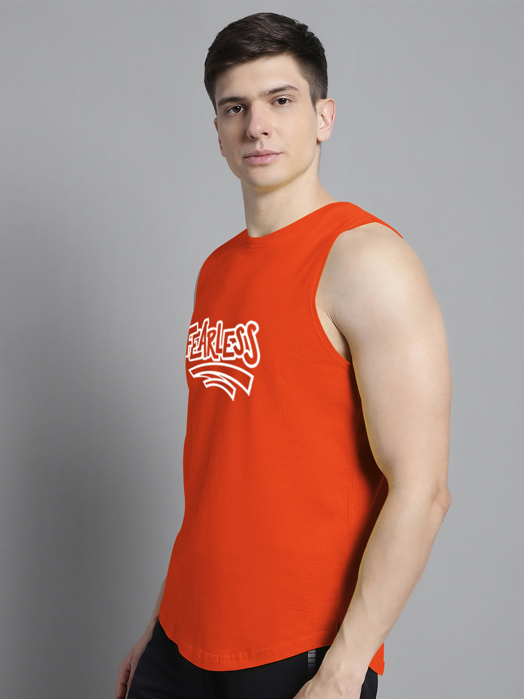 Fbar Fearless printed Pure Cotton Training Vest - Friskers