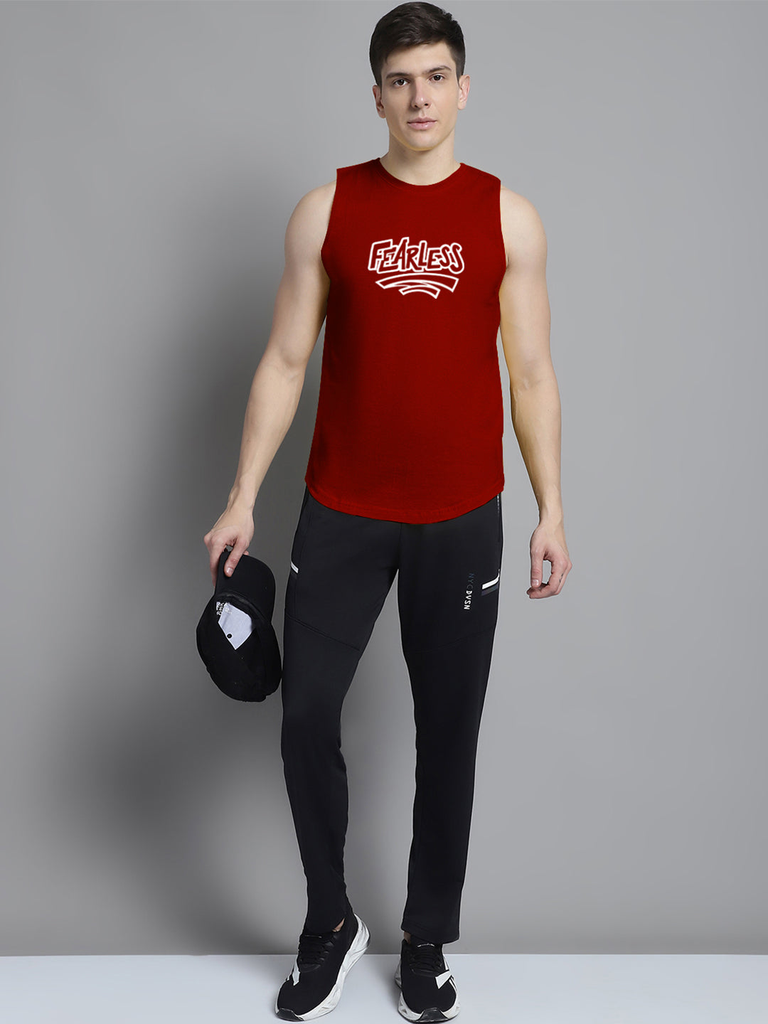 Fbar Fearless printed Pure Cotton Training Vest - Friskers