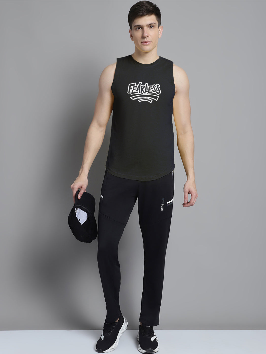 Fbar Fearless printed Pure Cotton Training Vest - Friskers