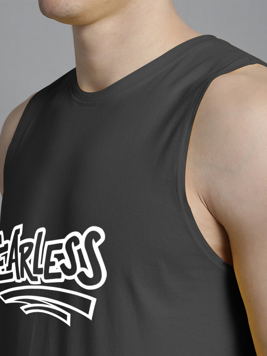 Fbar Fearless printed Pure Cotton Training Vest - Friskers