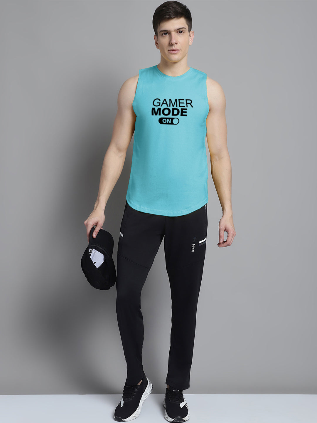Fbar Gamer Mode On printed Pure Cotton Training Vest - Friskers