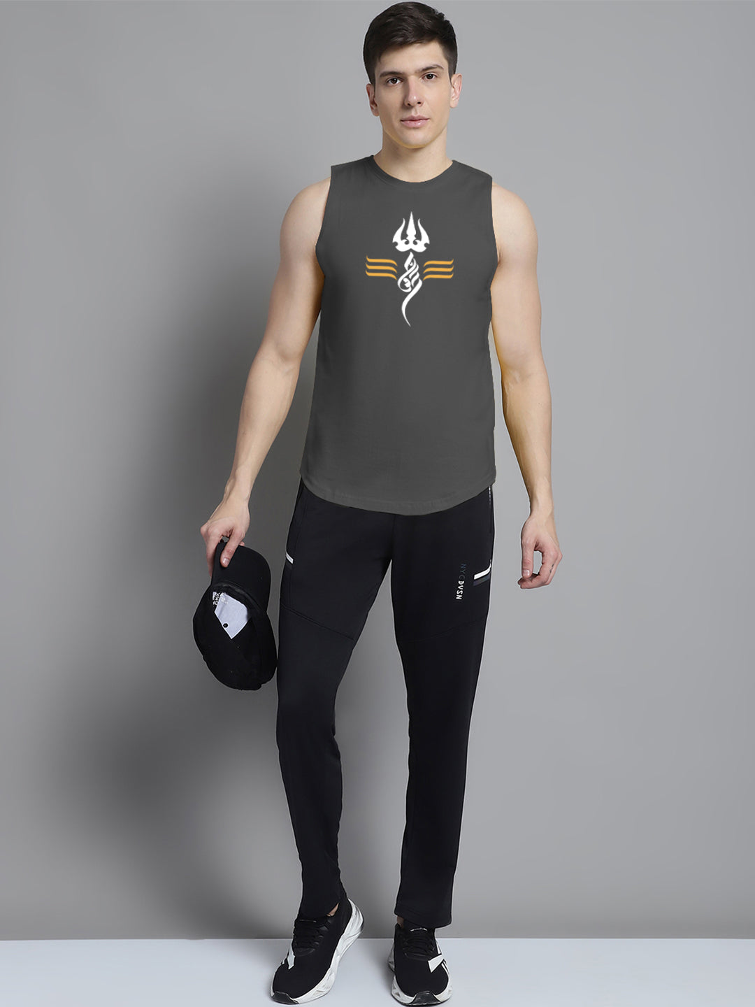 Fbar Om printed Pure Cotton Training Vest - Friskers