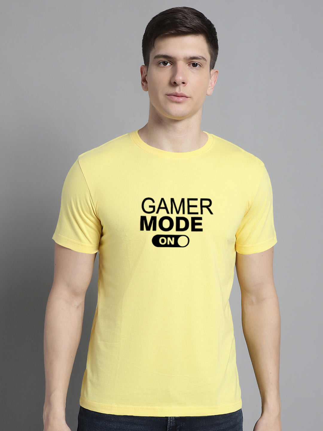 Fbar Gamer Mode On Cotton Round Neck T-Shirt - Friskers