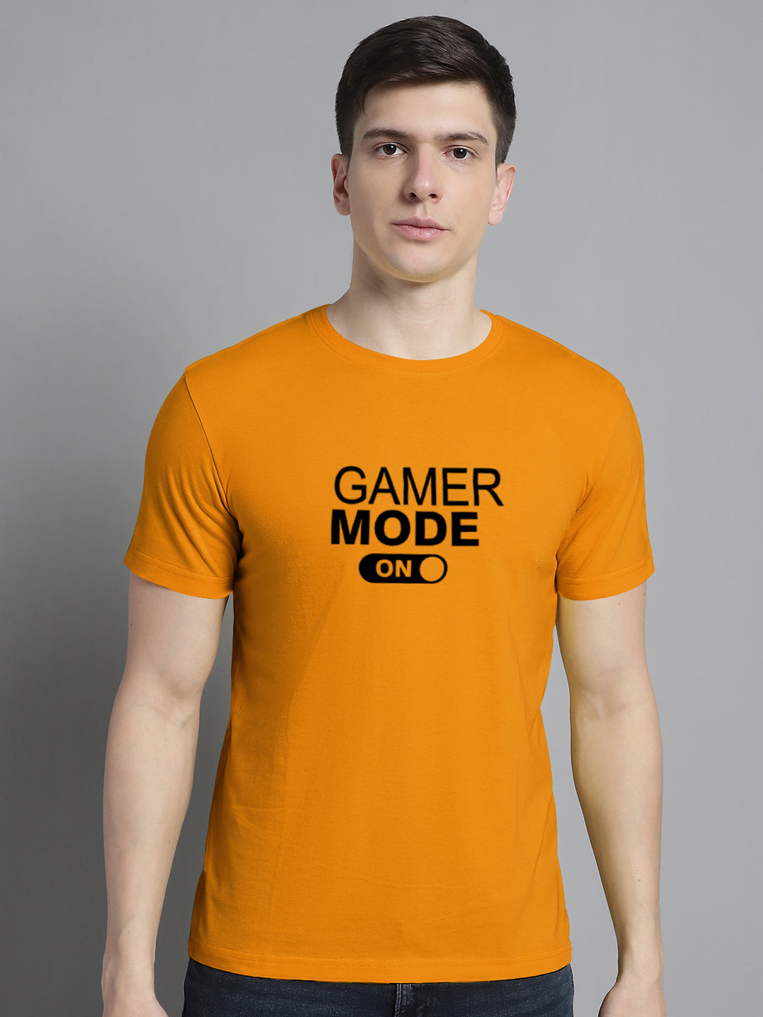 Fbar Gamer Mode On Cotton Round Neck T-Shirt - Friskers