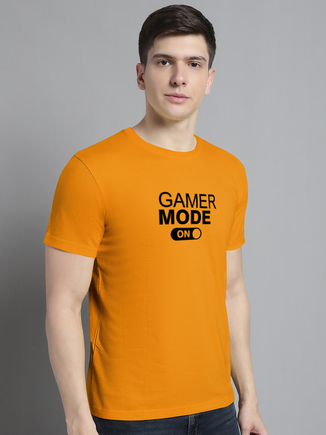 Fbar Gamer Mode On Cotton Round Neck T-Shirt - Friskers