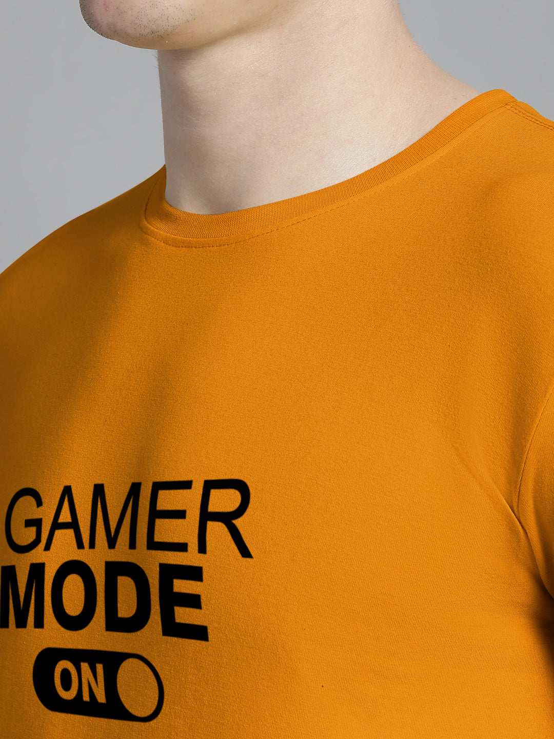 Fbar Gamer Mode On Cotton Round Neck T-Shirt - Friskers