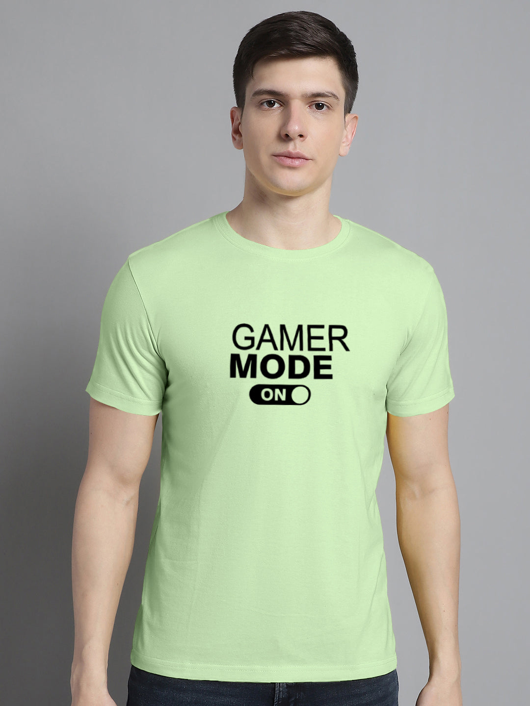 Fbar Gamer Mode On Cotton Round Neck T-Shirt - Friskers