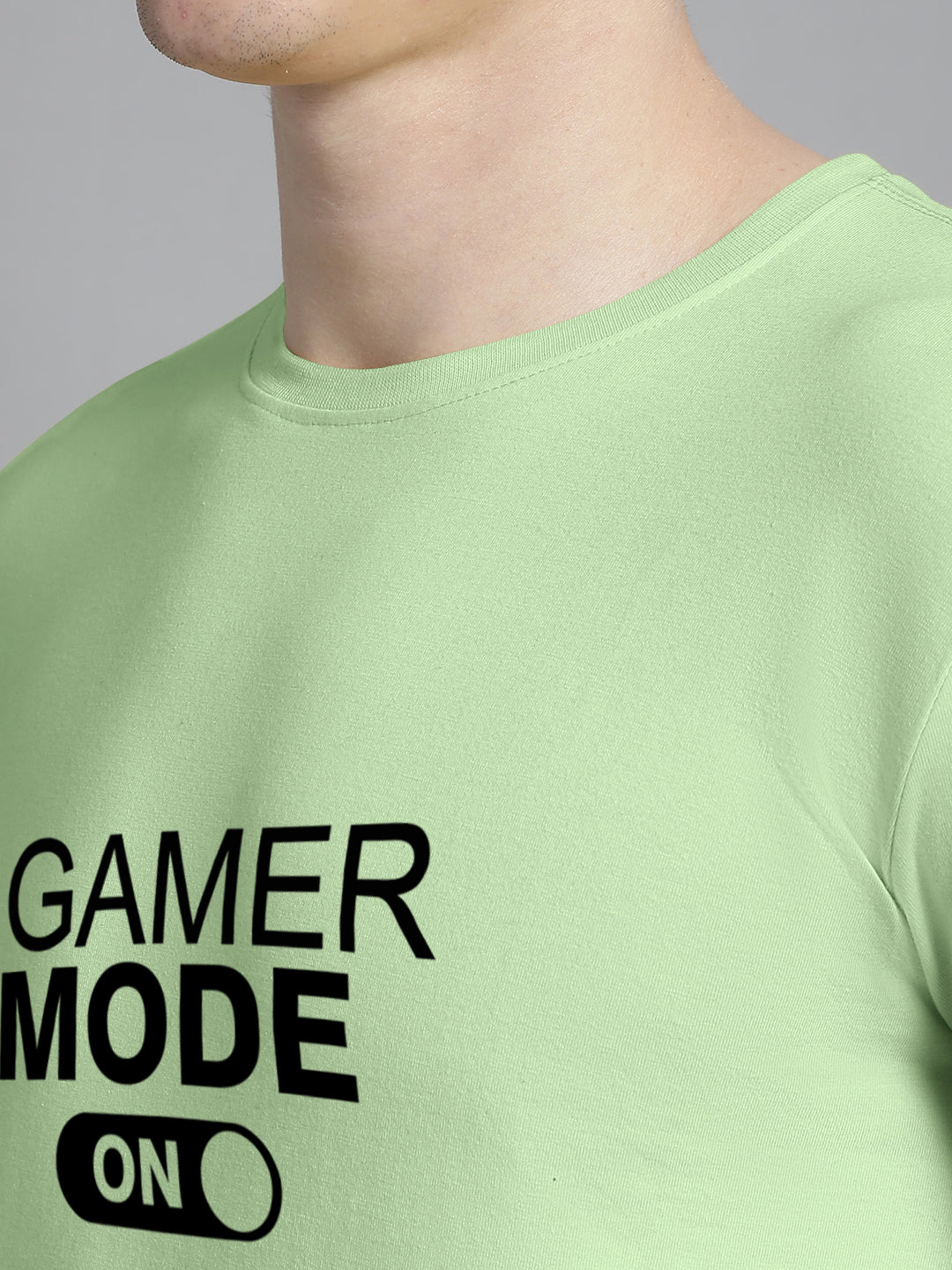 Fbar Gamer Mode On Cotton Round Neck T-Shirt - Friskers