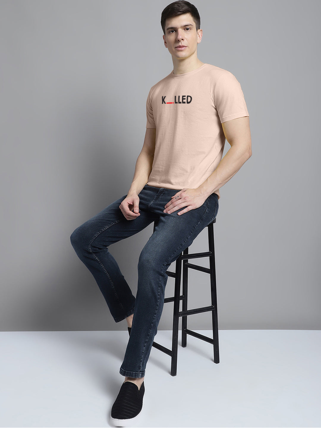 Fbar Killed Cotton Round Neck T-Shirt - Friskers