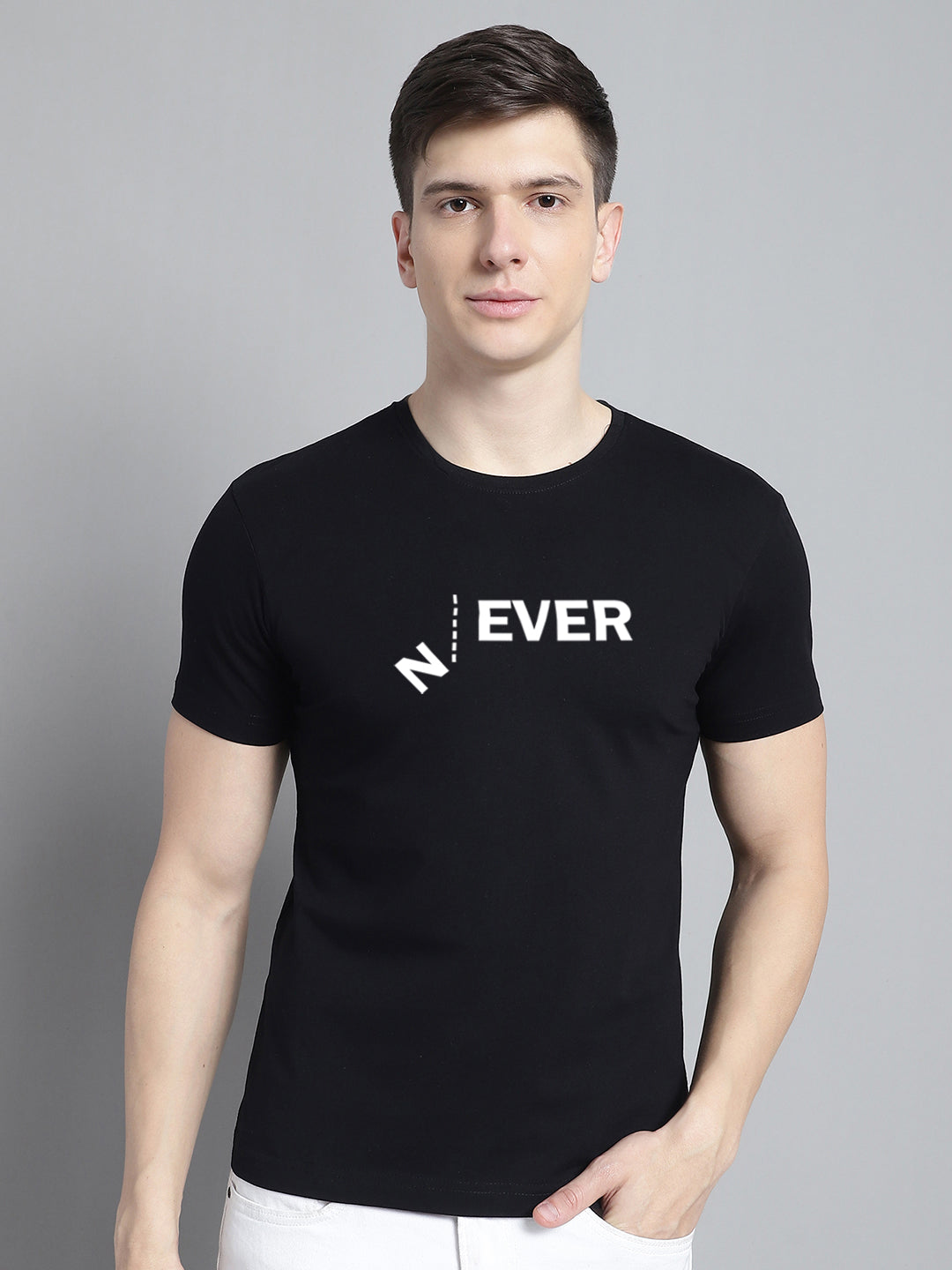 Fbar Never Cotton Round Neck T-Shirt - Friskers