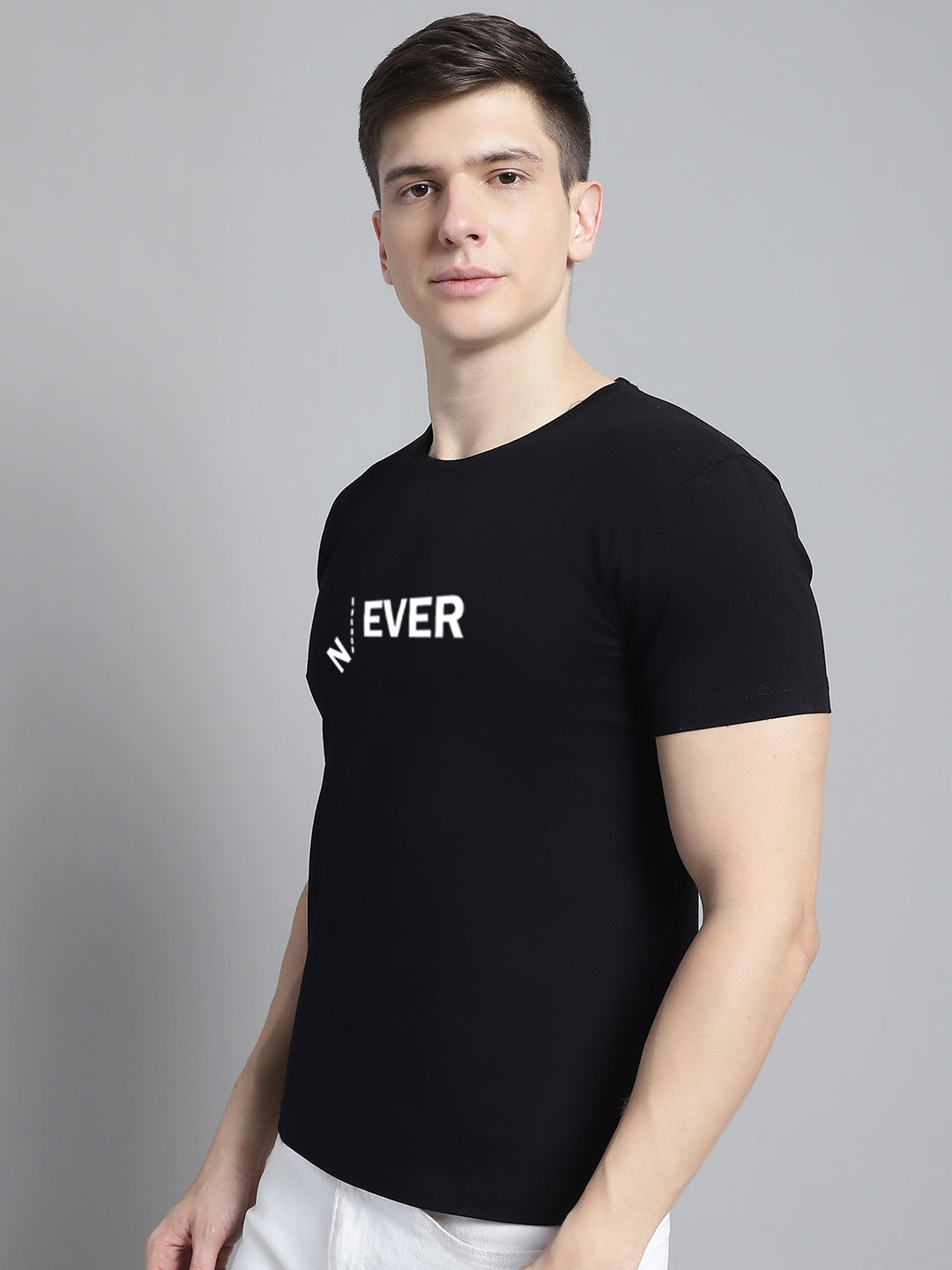 Fbar Never Cotton Round Neck T-Shirt - Friskers