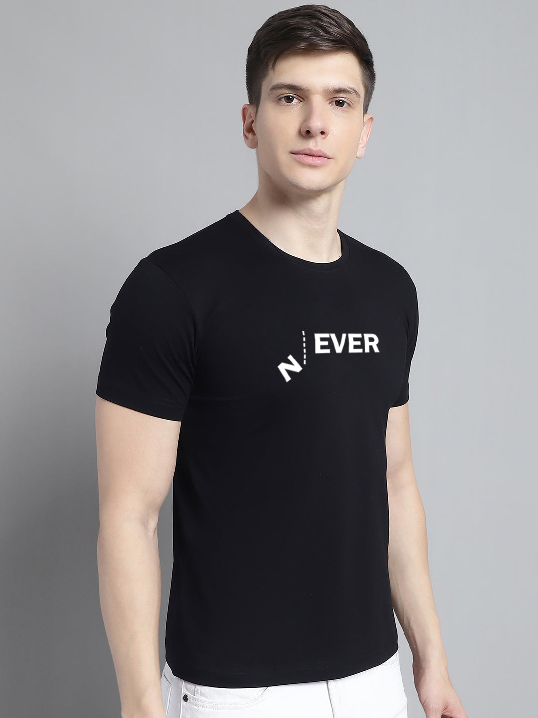 Fbar Never Cotton Round Neck T-Shirt - Friskers