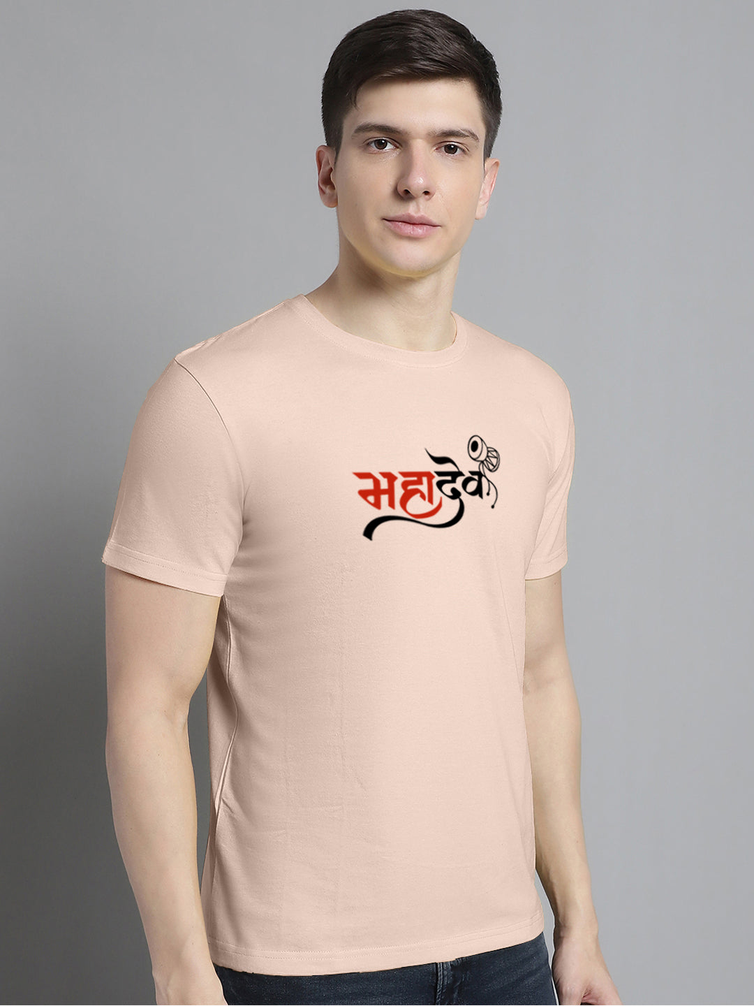 Fbar Mahadev Cotton Round Neck T-Shirt - Friskers