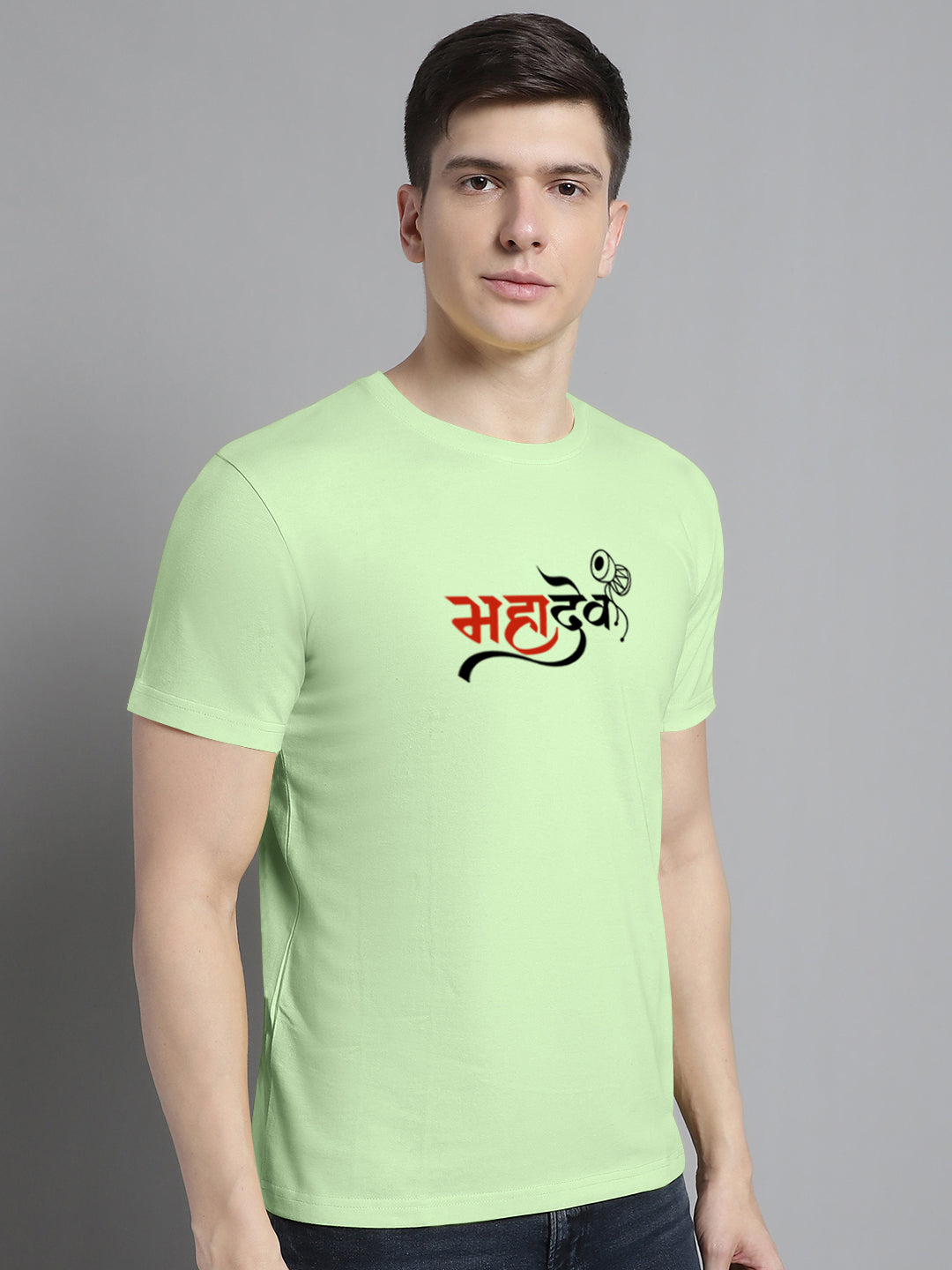 Fbar Mahadev Cotton Round Neck T-Shirt - Friskers