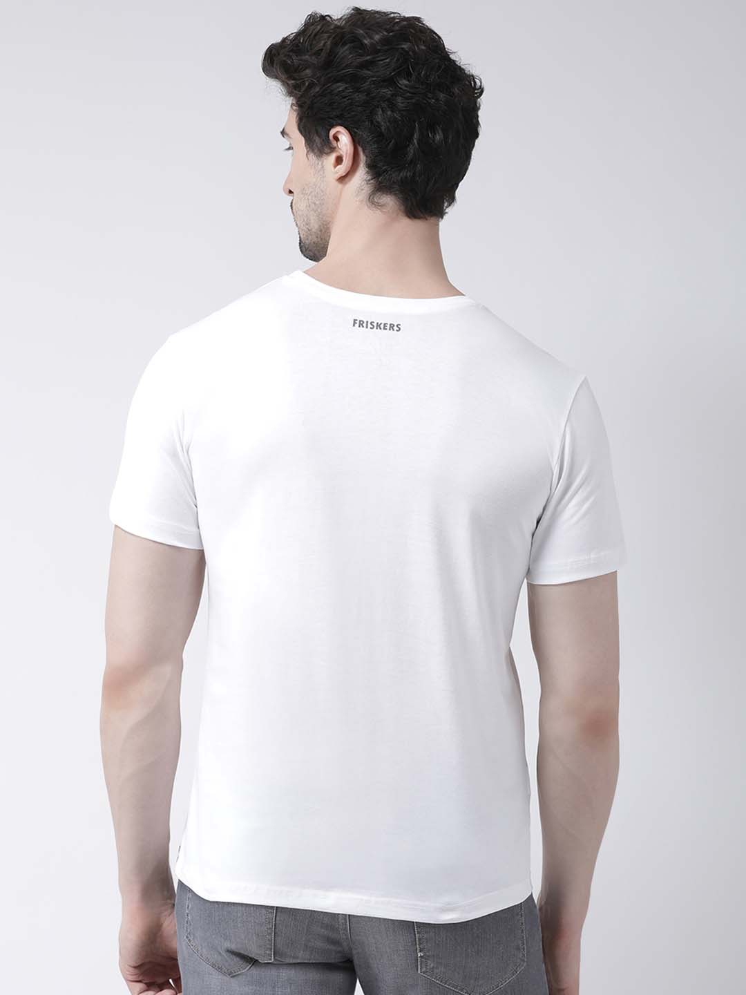 Men Pack of 3 Printed Half Sleeves T-Shirt - Friskers