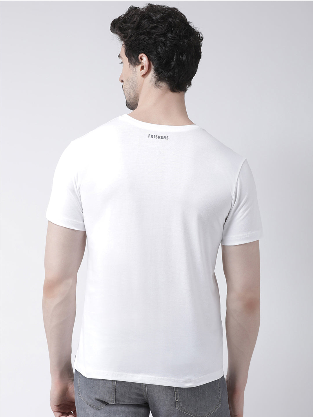 GYM Printed Round Neck Half Sleeves T-shirt - Friskers