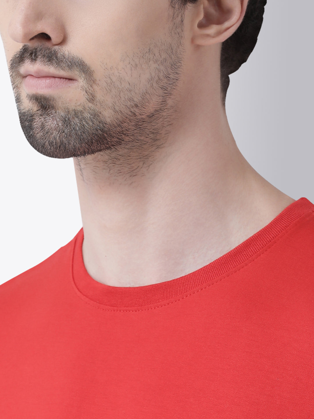 Men's Pack Of 2 Navy & Red Printed Half Sleeves T-Shirt - Friskers