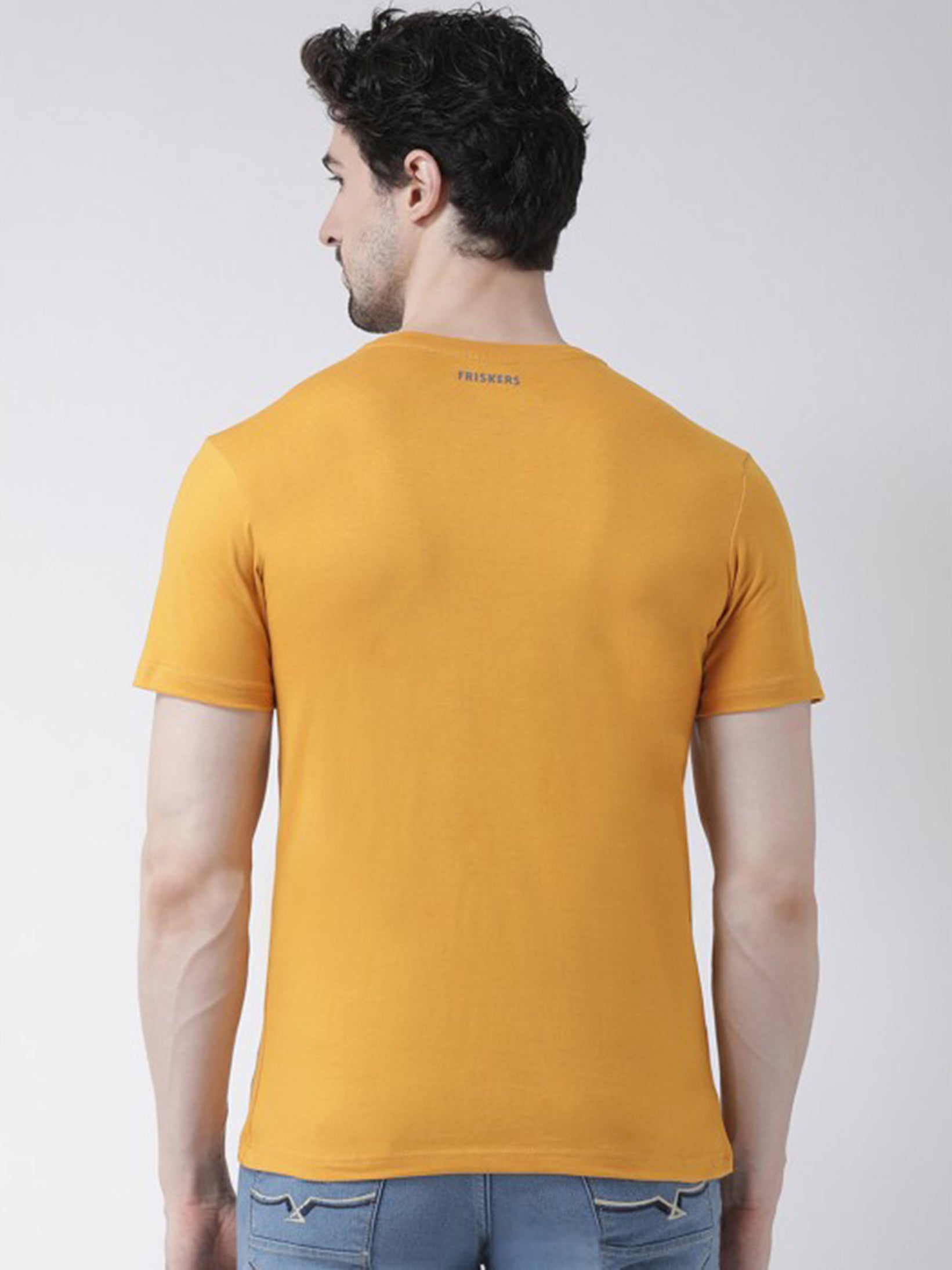 GYM Printed Round Neck Half Sleeves T-shirt - Friskers