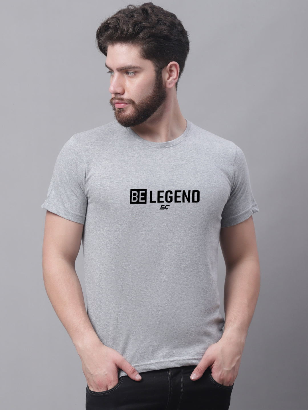 Men's Be Legend Pure Cotton T-Shirt - Friskers