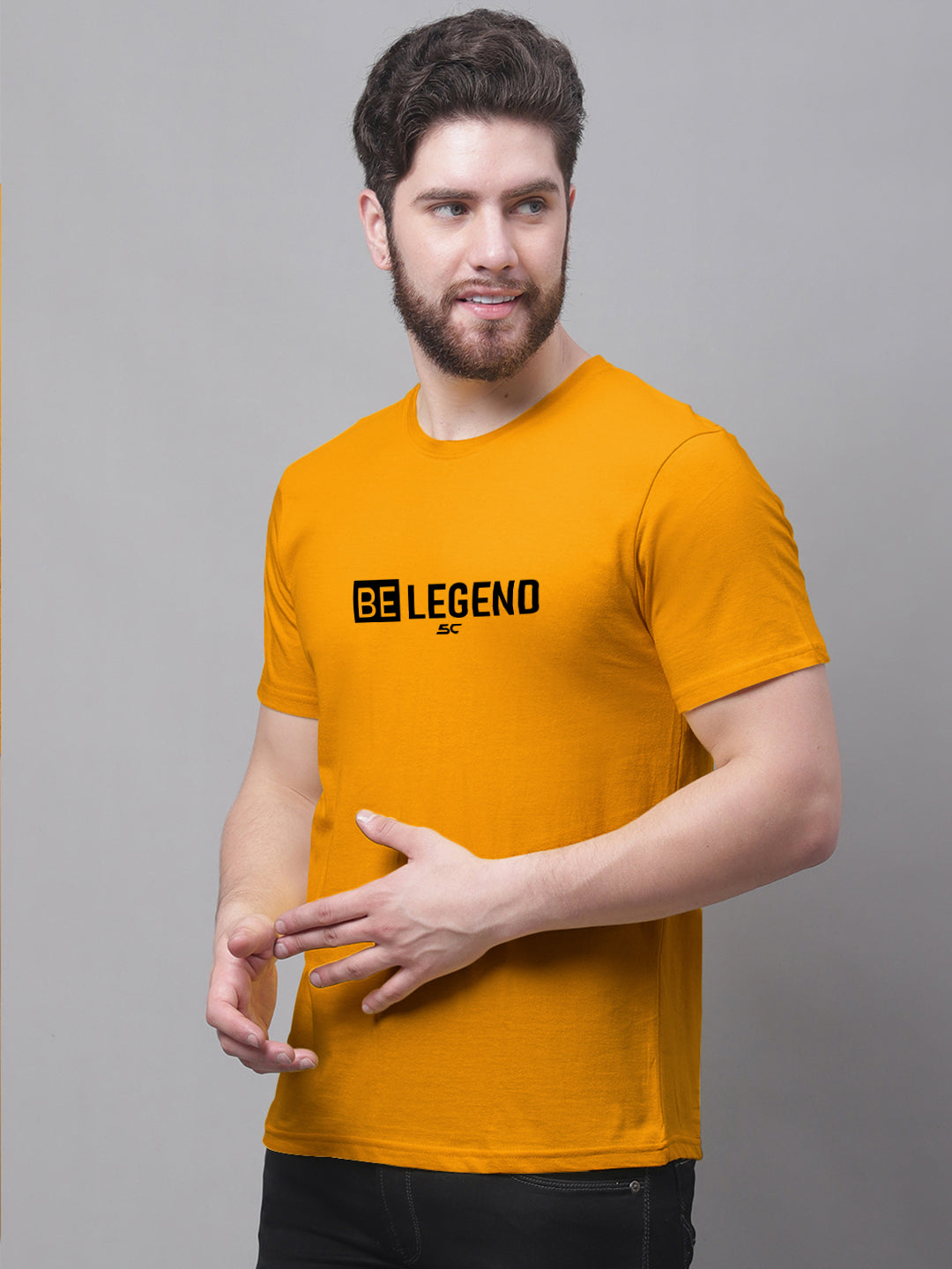 Men's Be Legend Pure Cotton T-Shirt - Friskers