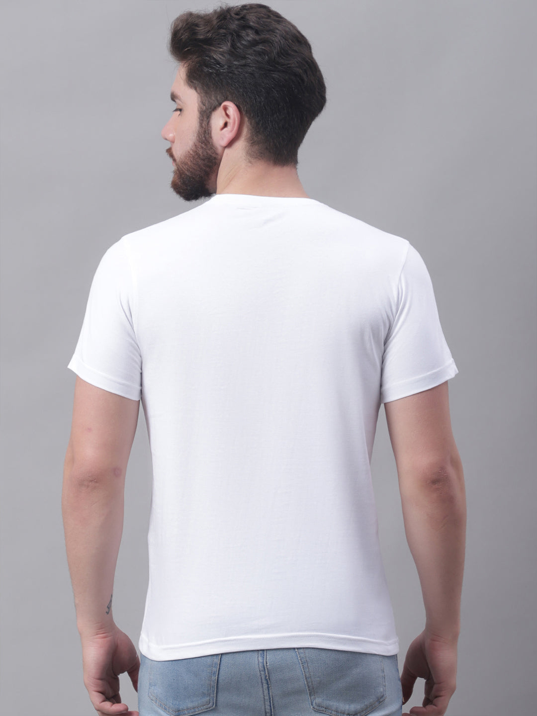 Men's Slim Fit Pure Cotton Training T-Shirt - Friskers
