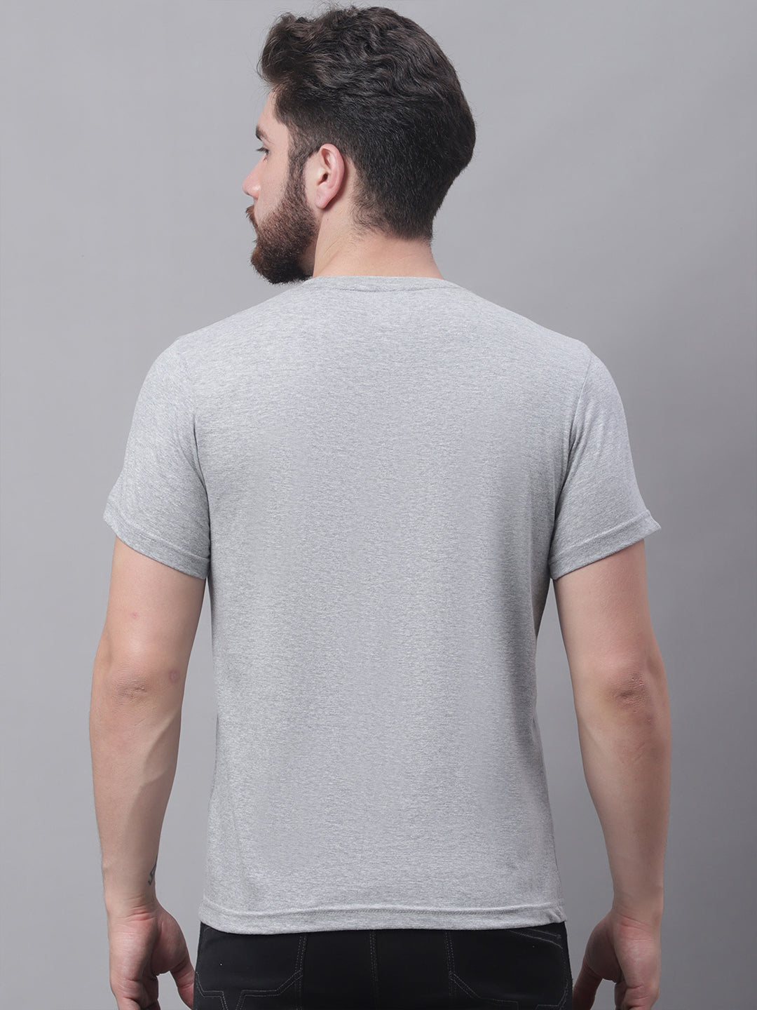 Men's Slim Fit Pure Cotton Training T-Shirt - Friskers