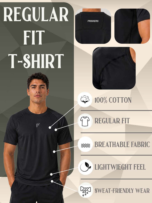 Mens Polyster Compression Training Gym Tshirt