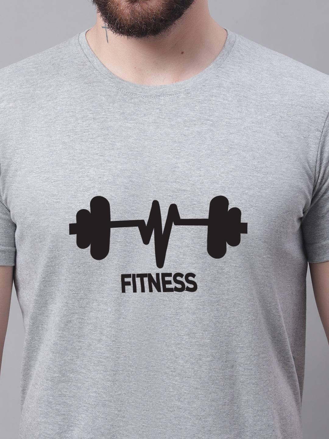 Men's Fitness Dry Fit Pure Cotton Training T-Shirt - Friskers