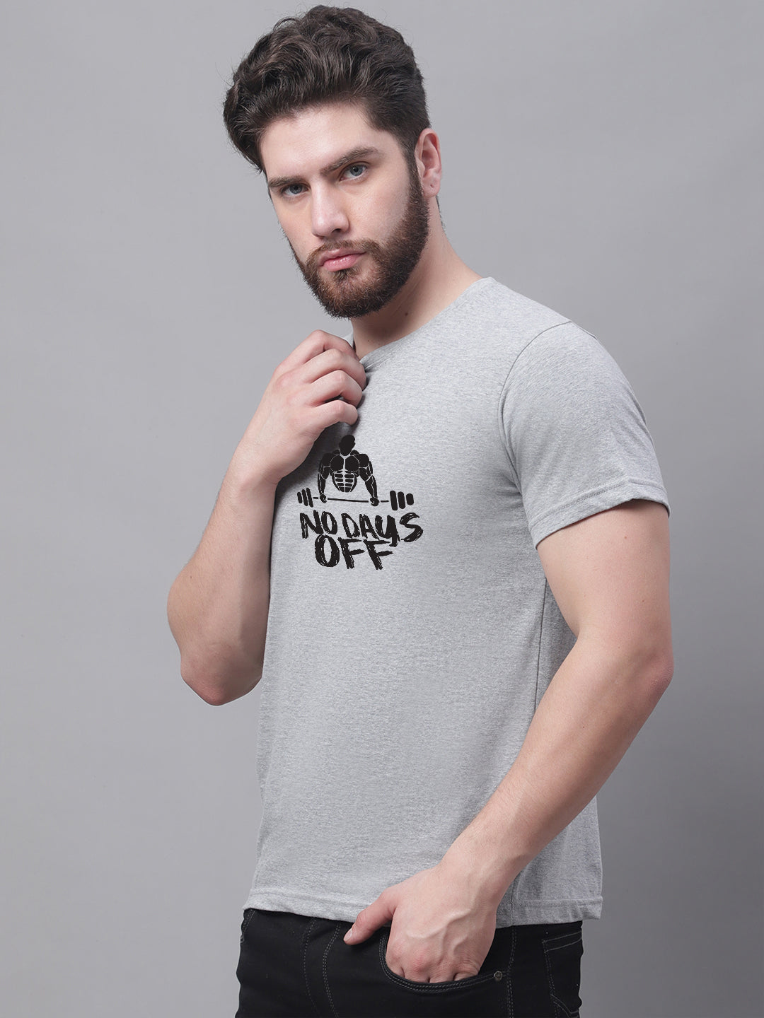 Men's No Days Off Pure Cotton Training T-Shirt - Friskers
