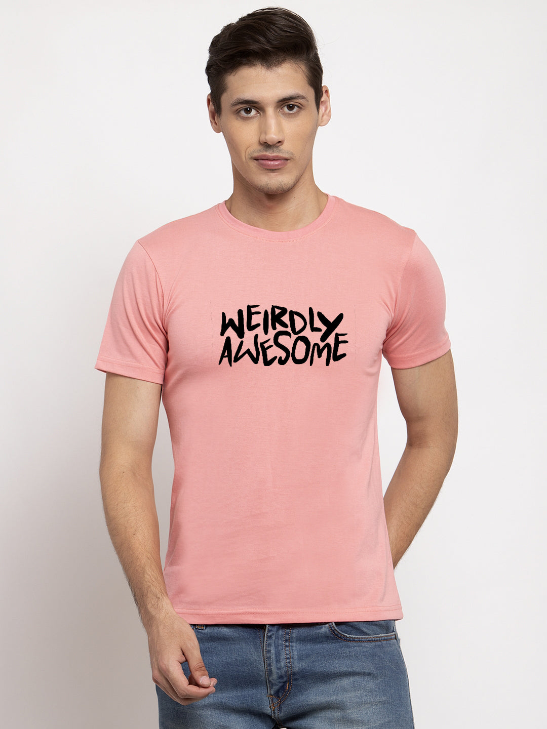 Men Pack Of 3 Printed Half Sleeves T-Shirt - Friskers