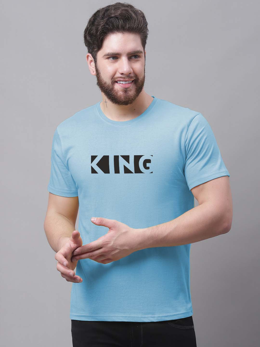 Men's King Pure Cotton Regular T-Shirt - Friskers