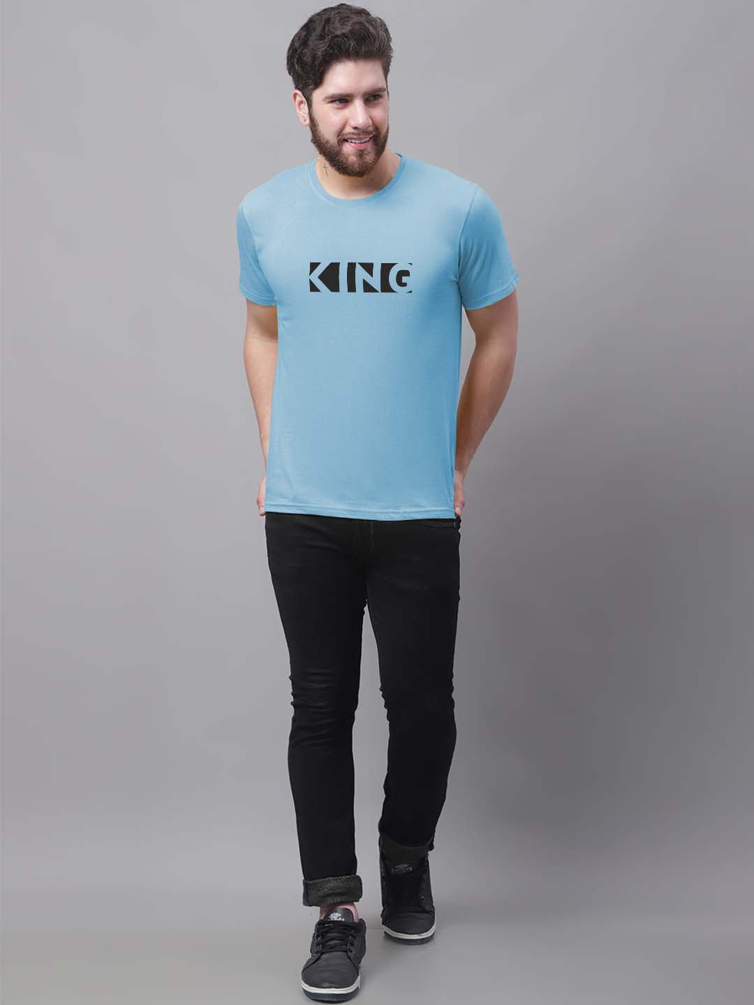 Men's King Pure Cotton Regular T-Shirt - Friskers