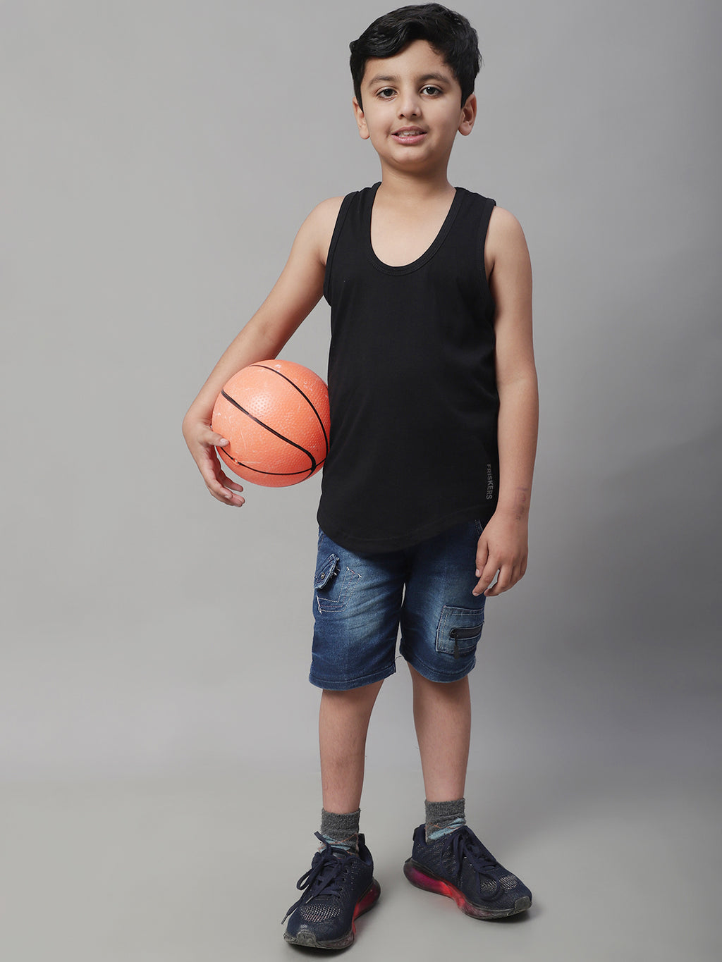 Pure Cotton Regular Fit 7-12Y Kids Vest - Friskers