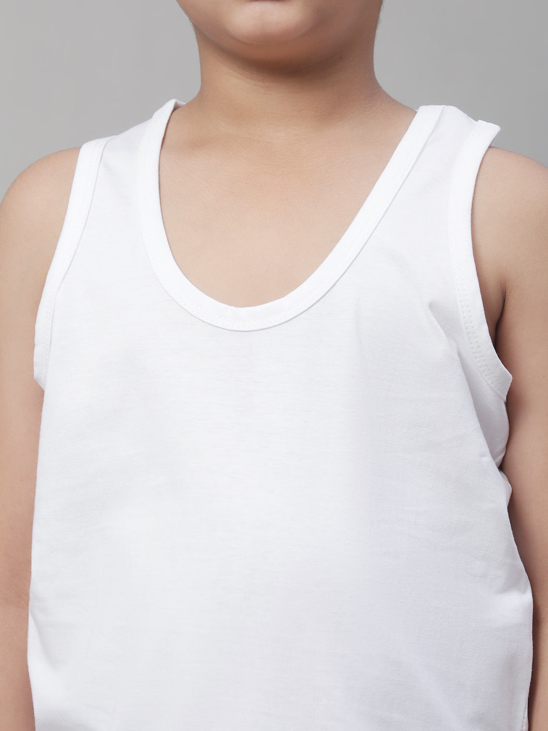 Pure Cotton Regular Fit 7-12Y Kids Vest - Friskers
