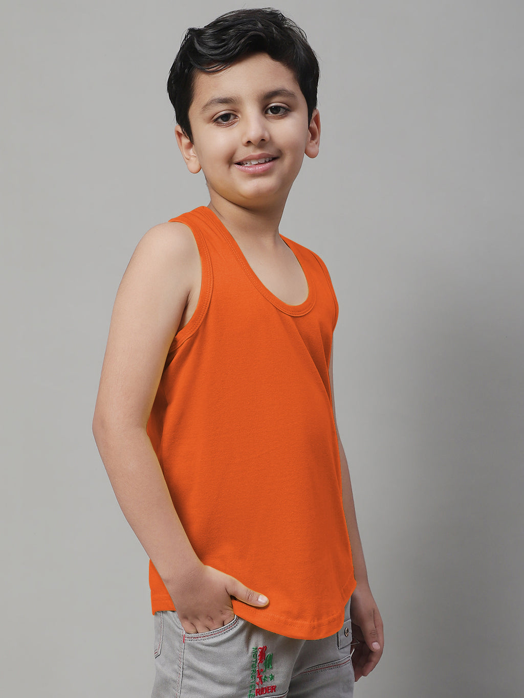 Pure Cotton Regular Fit 2-7Y Kids Vest - Friskers