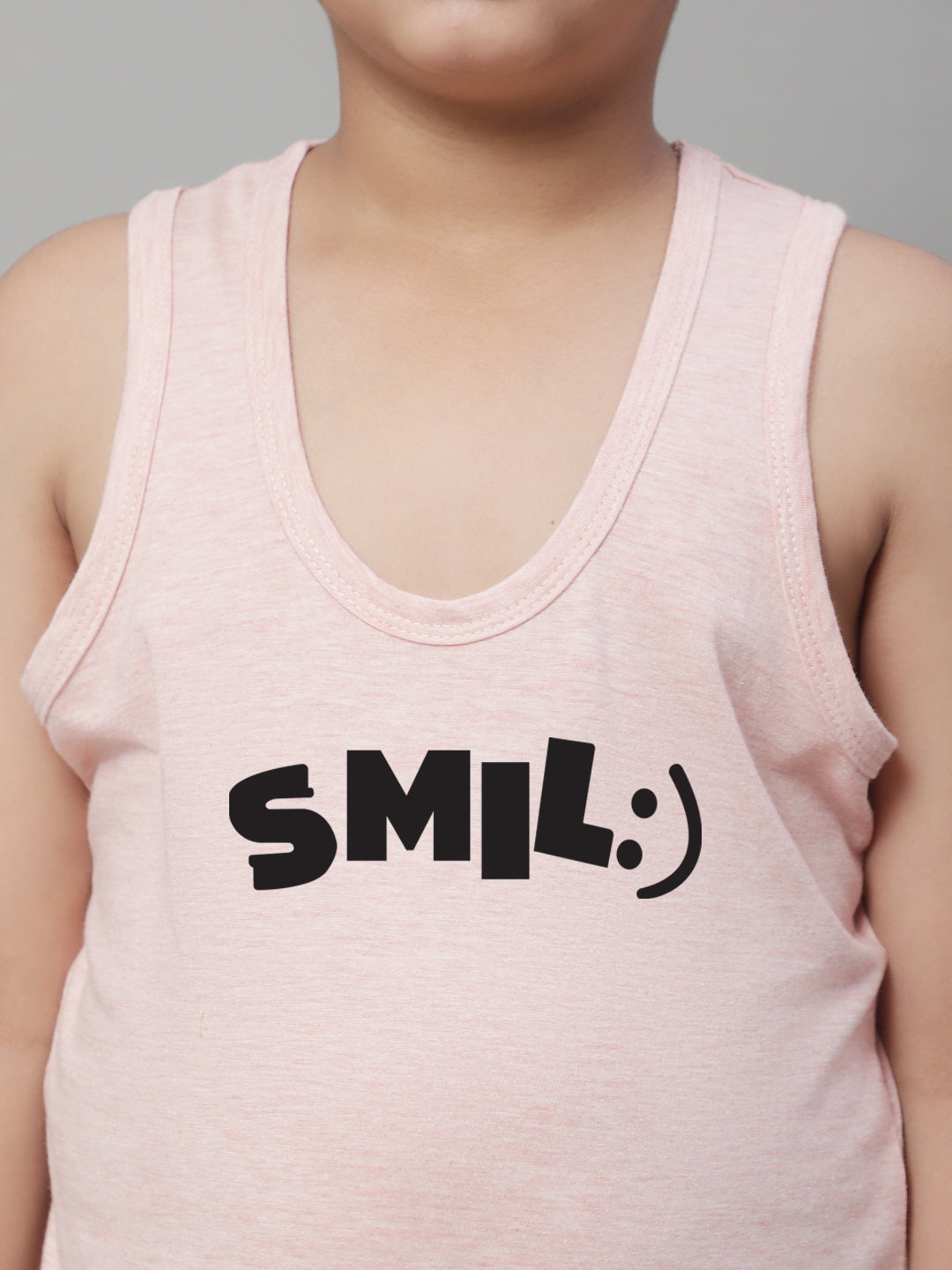 Boys Smile Regular Fit Printed Vest - Friskers