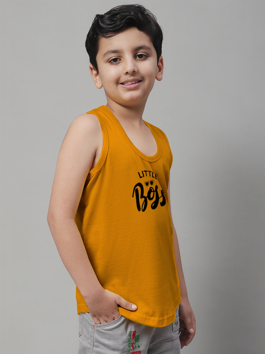 Boys Little Boss Regular Fit Vest - Friskers