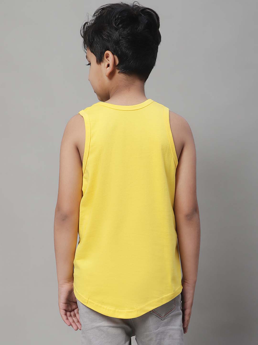 Boys Tiger Printed Regular Fit Vest - Friskers